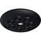 Ekena Millwork Spiral Ceiling Medallion (Fits Canopies up to 4"), Hand-Painted Steel Gray, 25 1/4"OD x 4"ID x 2"P CM25SPSGS - alternate 2
